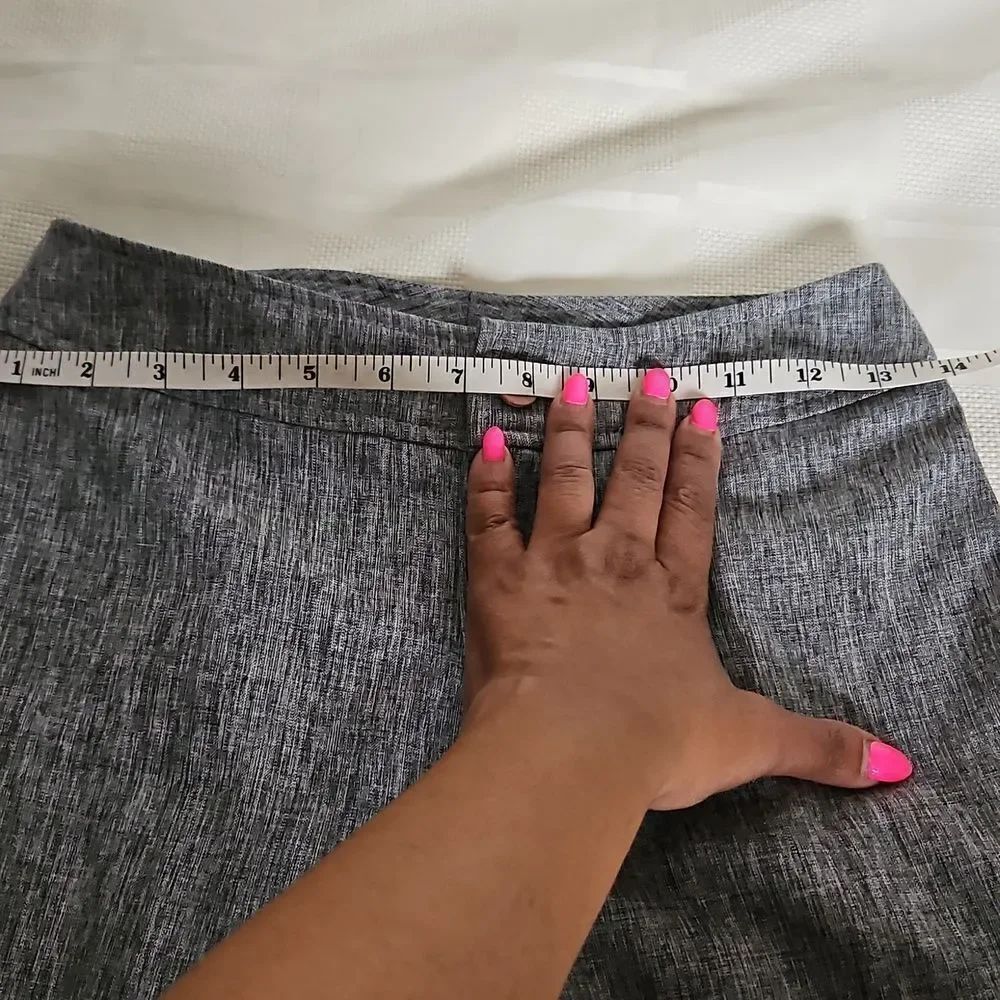 Gray Textured Pants - Picture 6 of 16